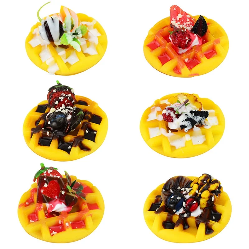 

Simulation Food Cake Fridge Magnet - Random - Home Decor Decoration Crafts Miniatures Fruit Cream Food Model Fridge magnets