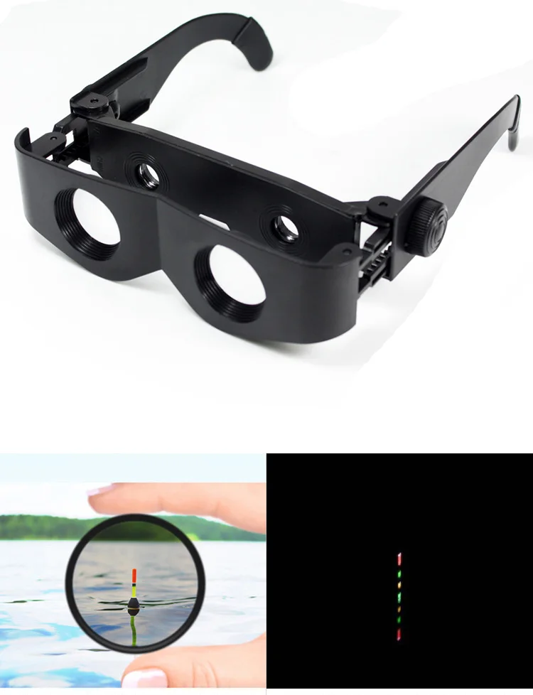 Ultralight Fishing Telescope Fish Float Focusing Glasses Assisted Night Vision Adjustable Focus