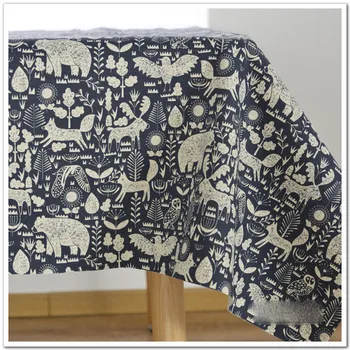 

Fabric 100% Cotton Canvas For Curtain Table Cloth