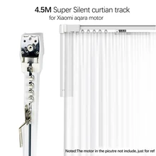 4,5 м супер тихий Электрический карниз для Xiaomi aqara Dooya мотор/KT82/DT82 TN/tv/LE, автоматическая каркасная система умный дом