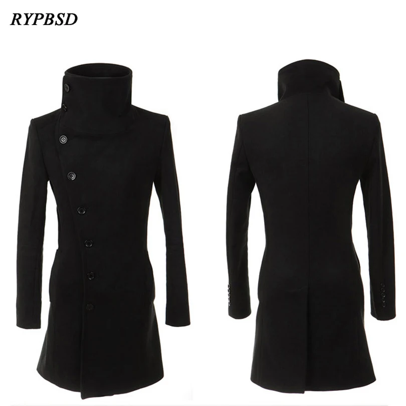 Wool Coat Male Wool Jackets Autumn Men Woolen Coats Manteau Homme Middle Long Jackets Coats Mens Warm Wool Overcoat Size 2XL Wool Coat Male Wool Jackets Autumn Men Woolen Coats Manteau Homme Middle Long Jackets Coats Mens Warm Wool Overcoat Size 2XL