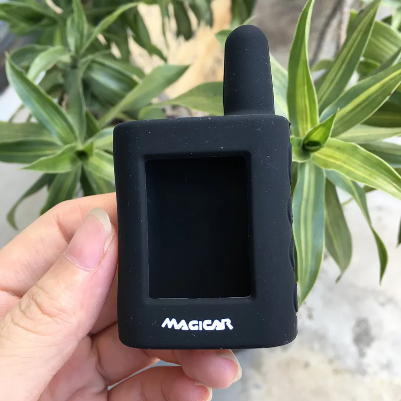 

4 Colors SCHER-KHAN silicone case/cover for Magicar MA LCD Car alarm remote control MA/Scher-Khan A/Scher-Khan B Key Fob Case