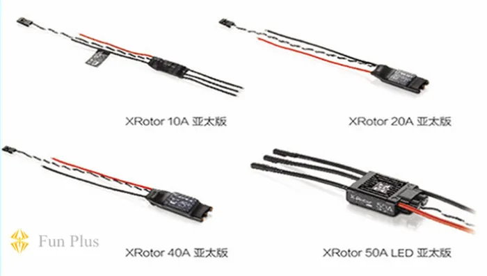 

4pcs/lot Hobbywing XRotor 10A 20A 40A ESC Brushless Speed Controller 2-3S 2-6S for RC QAV250 QAV450 Quadcopter Multicopter