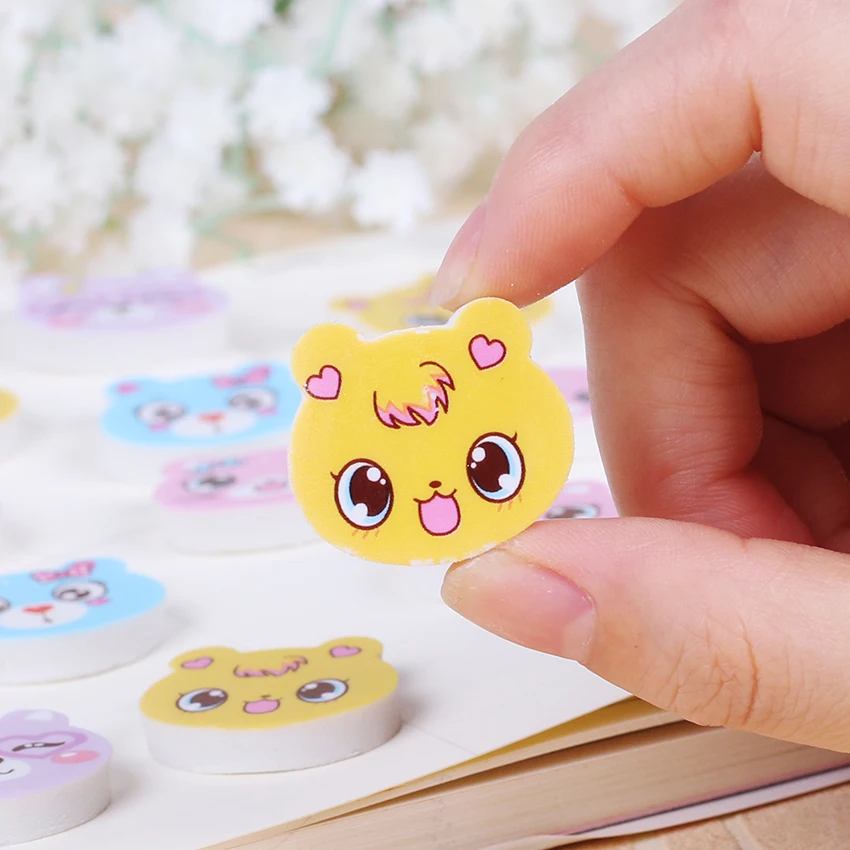 4 шт. резиновые ластики для детей|rubber eraser|pencil erasermaterial escolar |