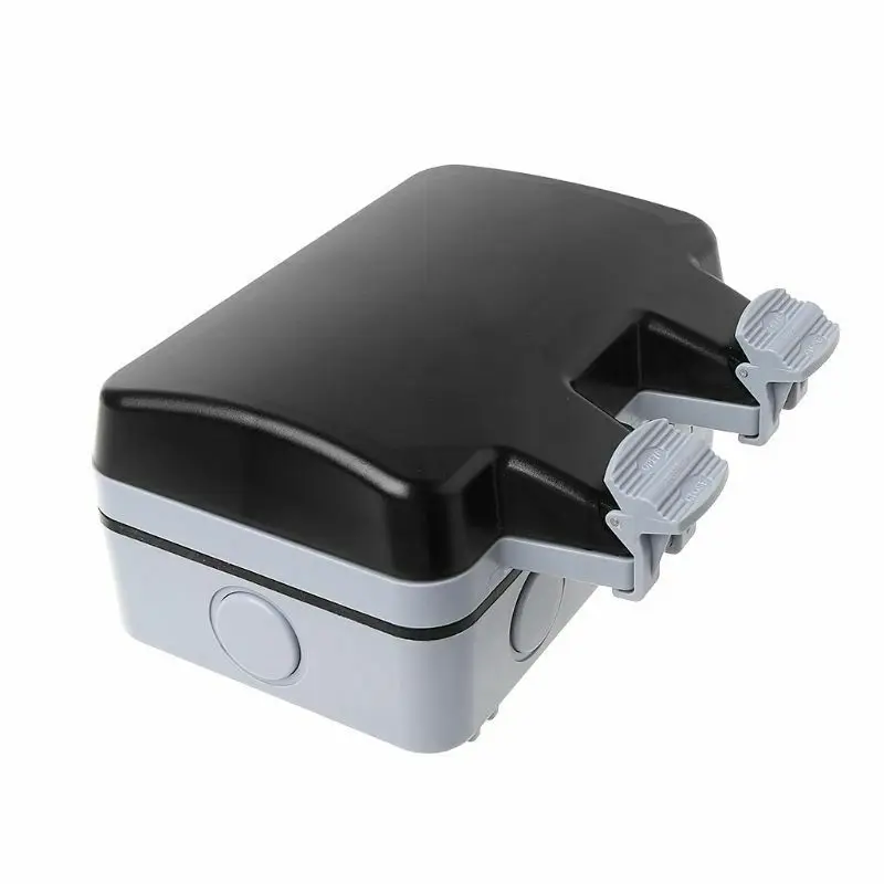 

Power Supply Switch socket Kitchen Ports Outdoor 16A Single/Double Bathroom Workshops Gardens Outlet Convenient