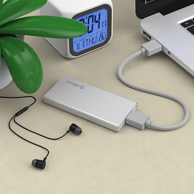 ORICO Aluminum mSATA to USB 3.0 External SSD Enclosure Case for 50mm mSATA SSD