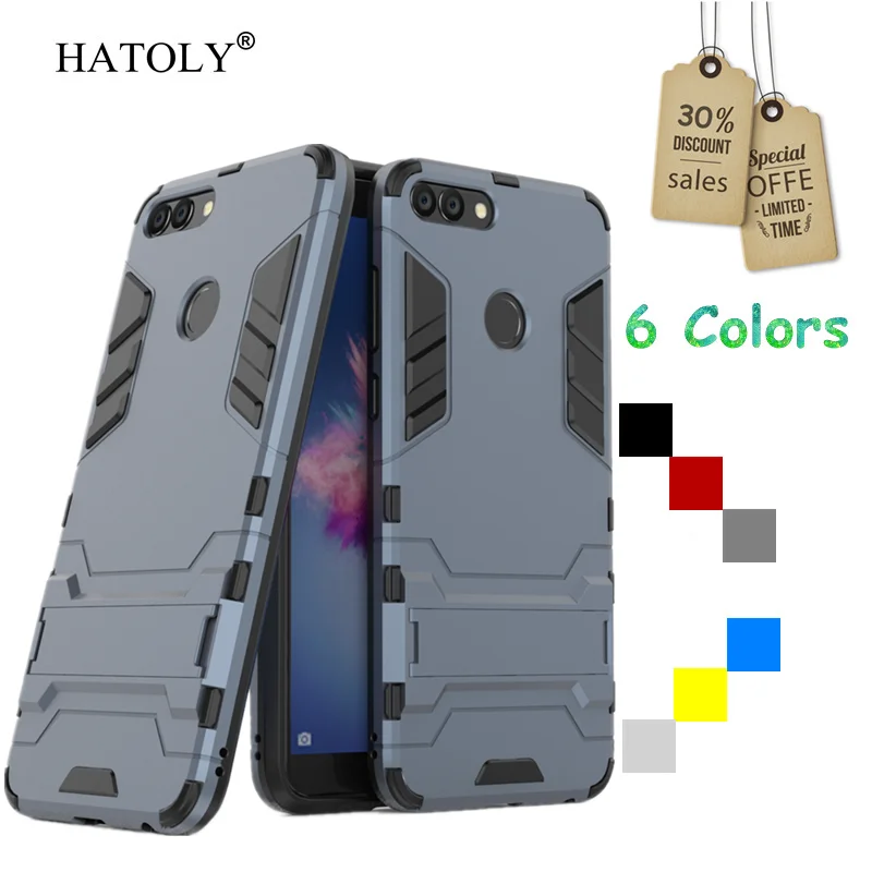 

For Cover Huawei Enjoy 7S Case Rubber Robot Armor Shell Hard Back Phone Cover for Enjoy 7S Protective Case for Huawei Enjoy 7S