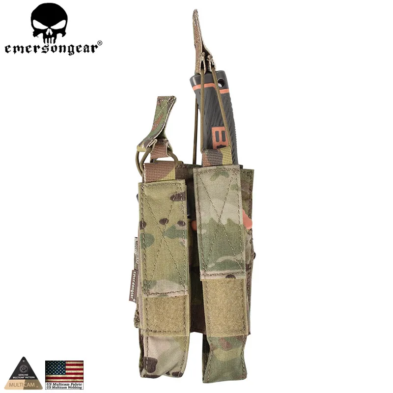 EMERSON Тактический модульный MOLLE с двойным открытым верхом SMG магнитный держатель