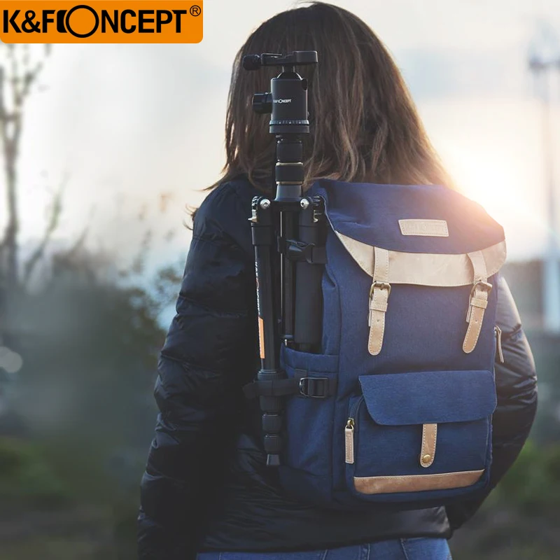 

K&F Concept Multi-Functional Large Capacity Camera Backpack Waterproof Travel Bag With SLR Tripod For Canon Nikon Sony Accessory