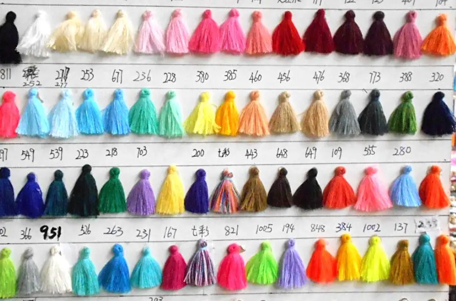 jewelry findings/27-30MM cotton tassel for Hand made jewelry/jewelry making/tassels for jewelry diy/50pcs/lot