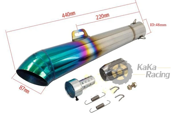 parts of motorcycle exhaust pipe