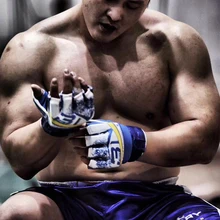 

Professional Boxing Match MMA Gloves Muay Thai PU Leather KickBoxing Gloves Twin Fitness MMA Training Half Finger Fight Gloves