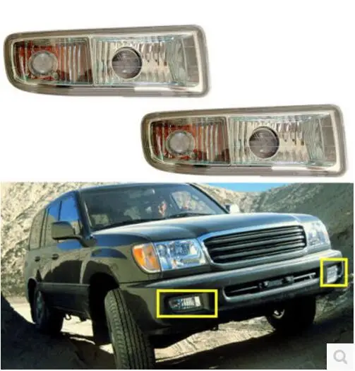 Автомобильный бампер головной светильник для Lexus LX470 туман 1998 ~ 2007y галогенная