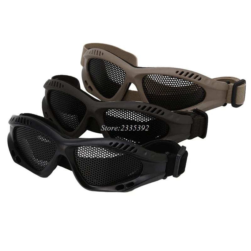 Уличные защитные удобные тактические очки для страйкбола, защитные очки, противотуманные очки с металлической сеткой, 3 цвета|fog|fog glasses | АлиЭкспресс