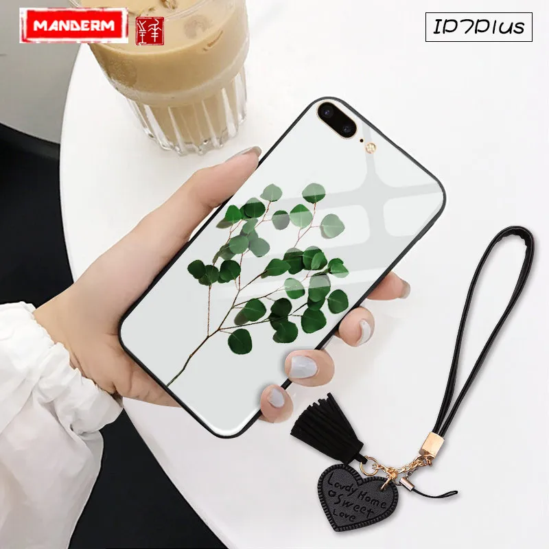 For iphone 7 plus mobile phone shell tempered glass shell