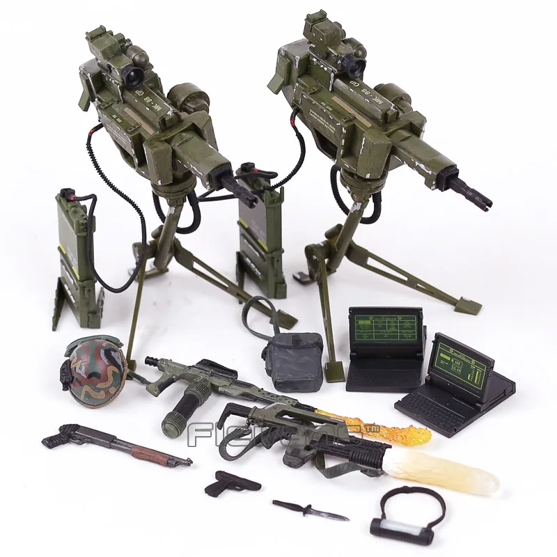 

NECA ALIENS Uscm Arsenal Accessory Set PVC Action Figures Collectible Model Toys 14-pack