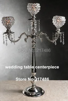

CRYSTAL CANDELABRA CENTERPIECE FOR WEDDING, WEDDING CRYSTAL CANDELABRA