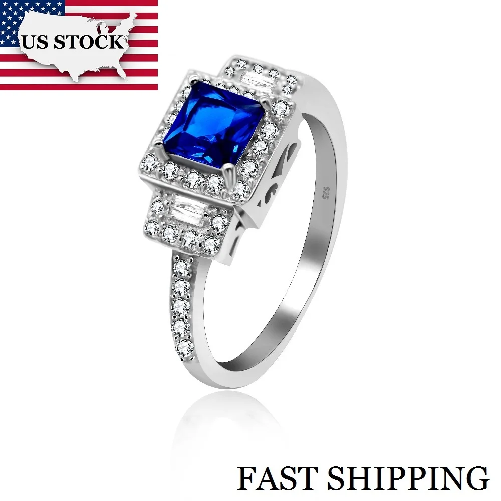 USA Uloveido 40 Off 925 Sterling Silver Jewelry Wedding Rings for