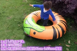 Jouet de plage gonflable en forme de Crocodile pour enfants, en plein air, en bateau, pour l'été 