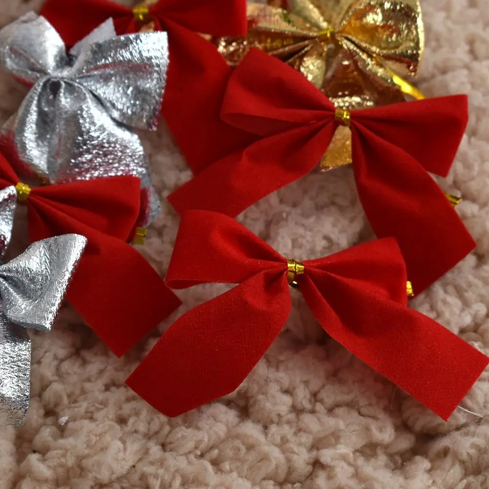 Рождественское украшение Рождественская елка Новогоднее украшение 24 см галстук-бабочка лента бант
