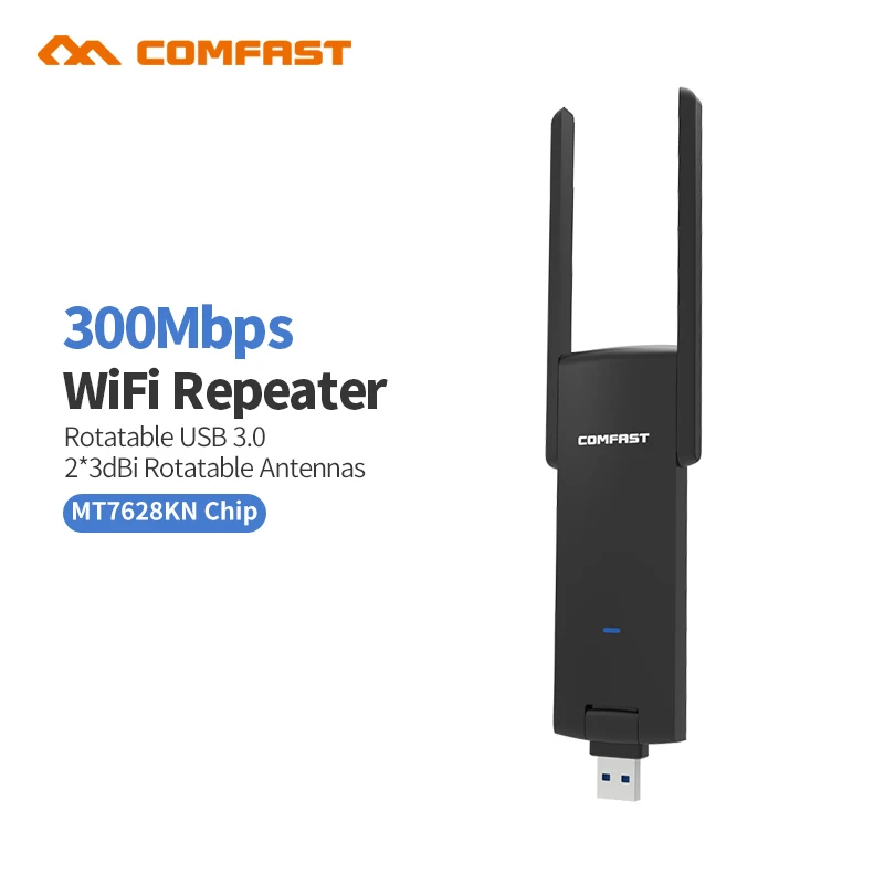 COMFAST CF-WR311S 300Mbps USB 3.0 WIFI Repeater Wireless-N Wifi Router signal Amplifier/signal booster with 2x3dBi antenna | Компьютеры и
