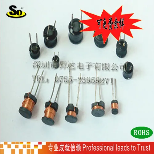 

10pcs/Power Inductors 10*16MM 100UH 220UH 330UH 470UH 1MH 2MH 2.2MH 3.3MH 4.7MH 10MH inductance