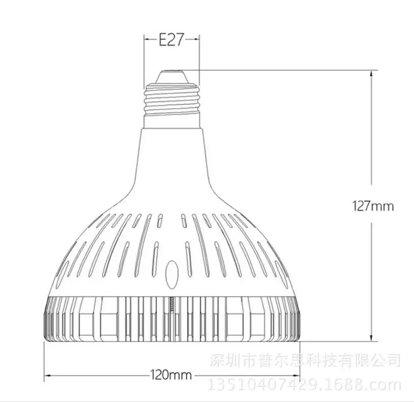 Высокая мощность E27 E26, светодиодная лампа-прожектор, 50 Вт par38 светодиодные лампы светодиодные индикаторы OSRAM Par38 прожектор AC85-265V