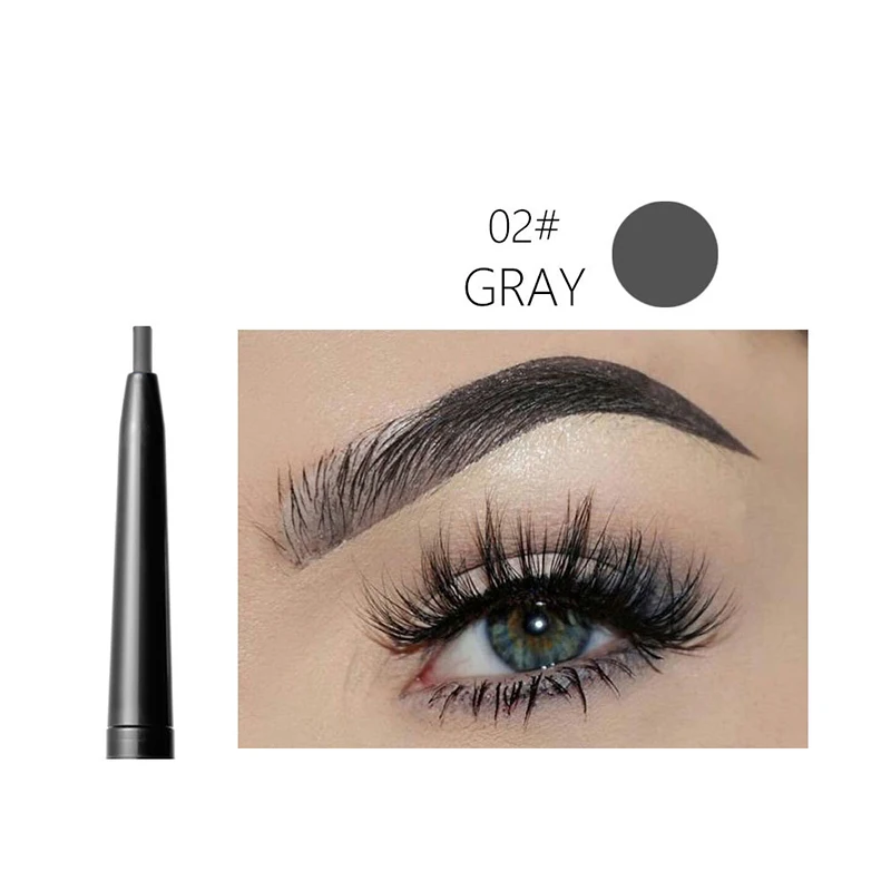 

1 Pcs Double Ends Automatic Eyebrow Pencil 1.5mm Ultra Thin Tip Waterproof Long-lasting Pen MH88