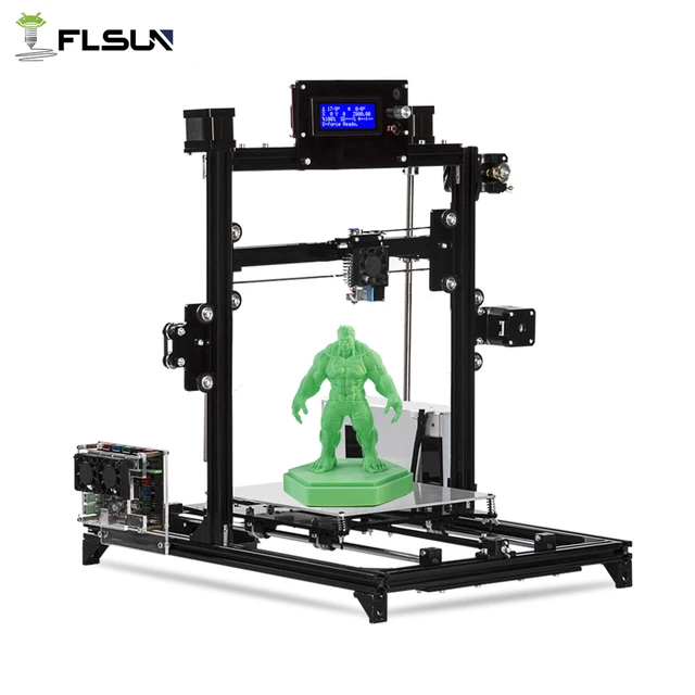 Special Price Flsun I3 3d Printer Auto Level DIY 3D-Printer Kit Printing Size 200*200*220mm High Precision Double Z Motors Heated Bed Support