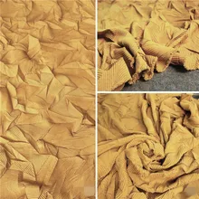 50 см* 145 см/шт дизайнер miyake's ткань изготовлена из хлопка, льна и полиэстера смешанной ткани