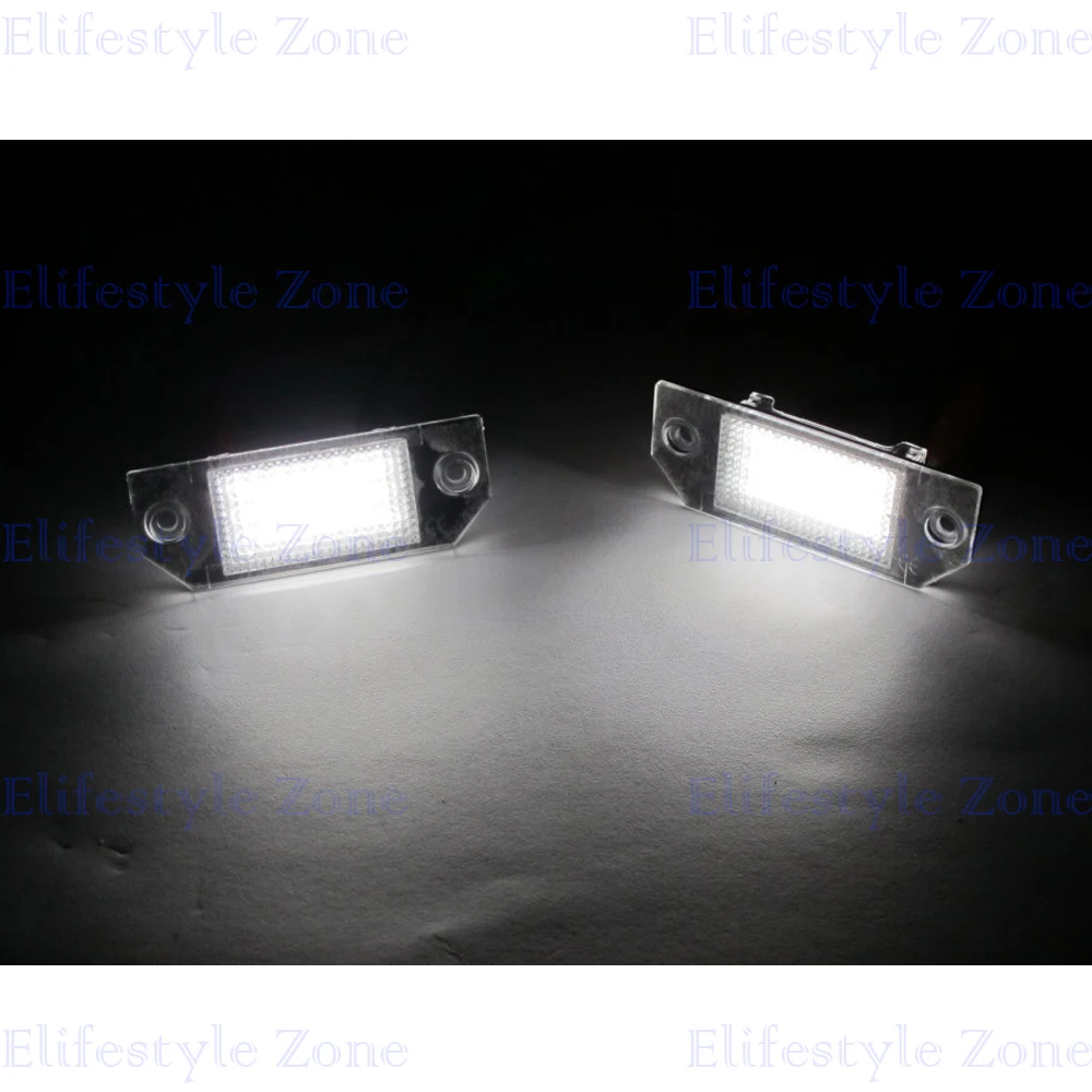 2 x светодиодные номерные знаки без ошибок OBC 18 LED для Ford Focus MK2 C Max MK1|error|error freeerror free