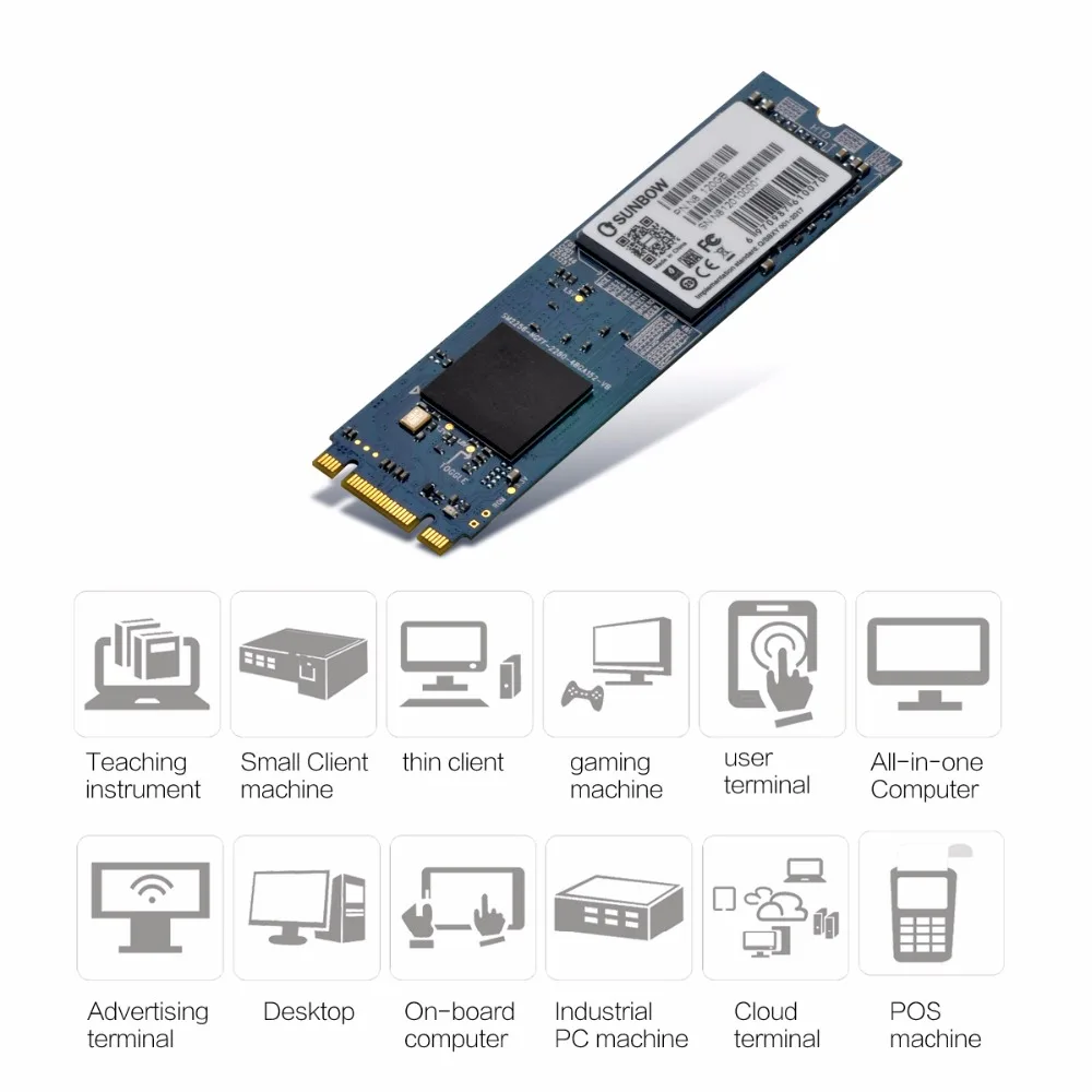 TC-SUNBOW SSD M.2 22*80 120 ГБ 128 ГБ 240 ГБ 256 Гб SATA3(6,0 ГБ/сек.) Внутренний твердотельный накопитель для обновления записной книжки