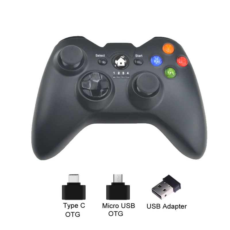 Для консоли PS3/телефона/ПК/tv Box джойстик 2,4G джойстик игровой контроллер Android беспроводной контроллер для bluetooth-гарнитура для смартфона - Цвет: 1