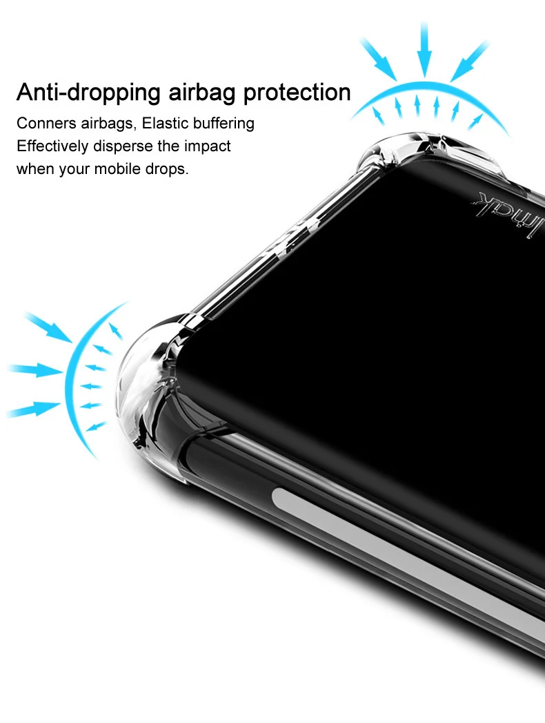 IMAK для Asus ZenFone 6 ZS630KL чехол-накладка Ударопрочный Мягкий Задняя накладка чехла из ТПУ для Asus ZenFone 6 ZS630KL