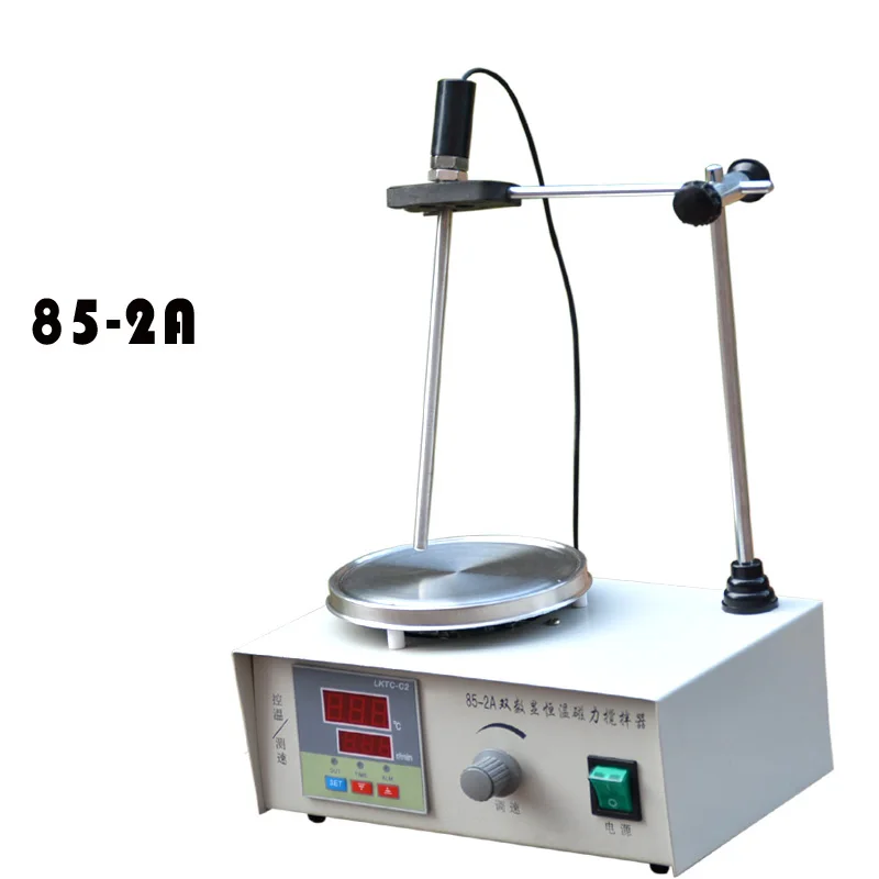 

Lab Magnetic Stirrer with heating plate hotplate and Temperature dispaly 220V 85-2A constant temperature