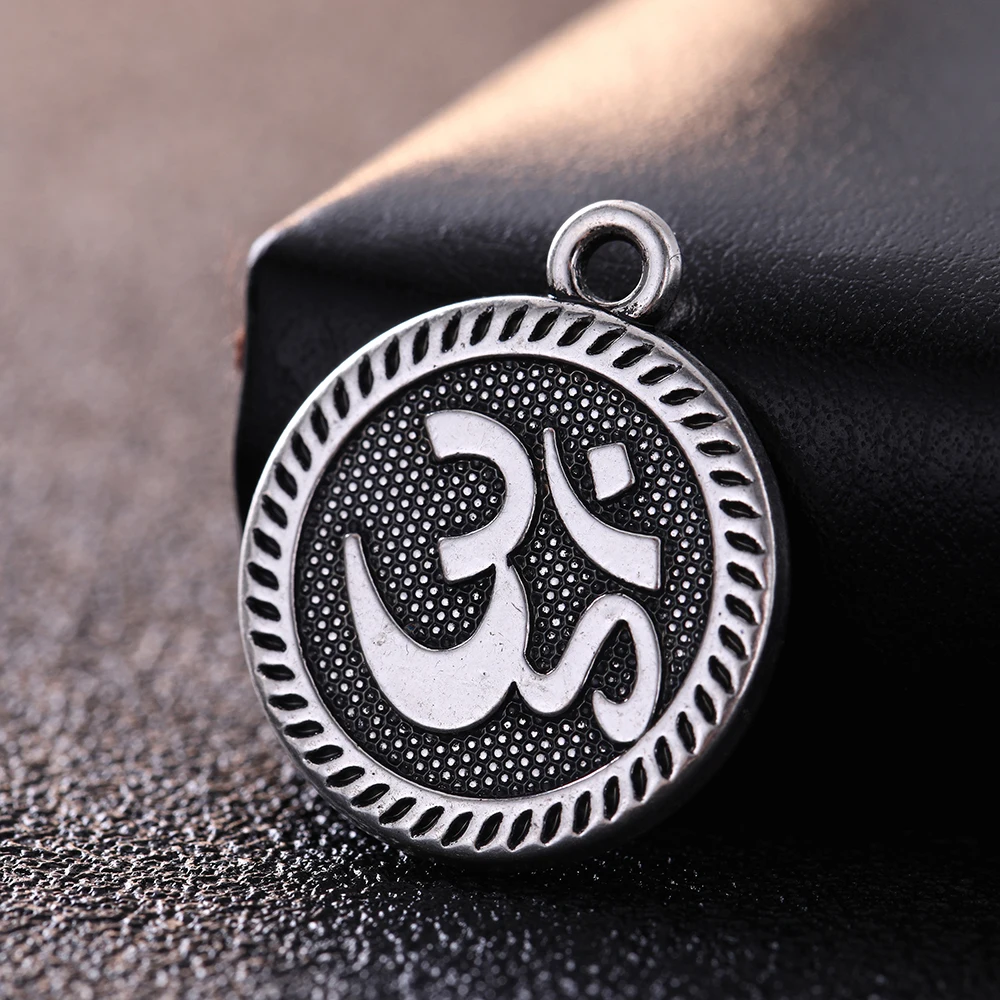 EUEAVAN 20pcs Antique Silver Plated Yoga Charm Pendant Custom Jewelry Fit Bracelets Necklace Key Chain Handmade Gift | Украшения и