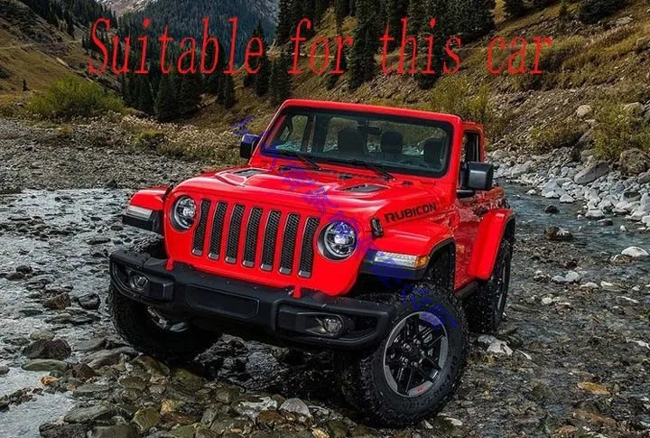Для Jeep Wrangler JL 2018 2019 ABS Хромированная дверная боковая зеркальная крышка Накладка