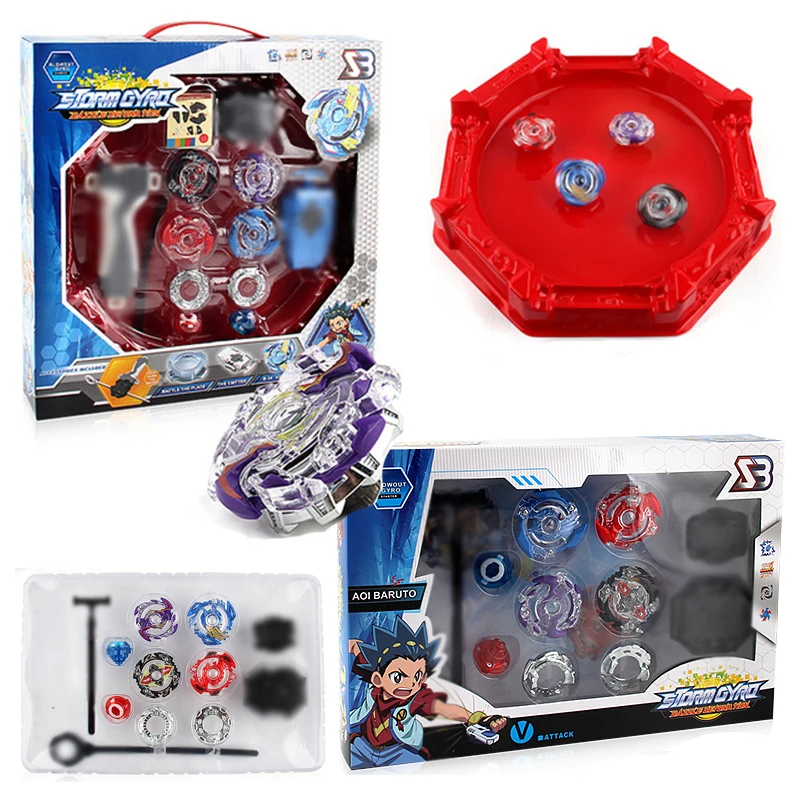Free Shipping Spinning Top Beyblade Burst Arena Set Metal Fight Beyblad Metal Fusion For Children Gifts Classic Toys Gift