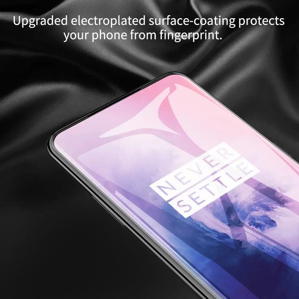 Для Oneplus 7T 7 Pro стекло Nillkin 3D DS+ Max полное покрытие закаленное стекло Защита экрана круглый край для Oneplus 7T 7 Pro стекло