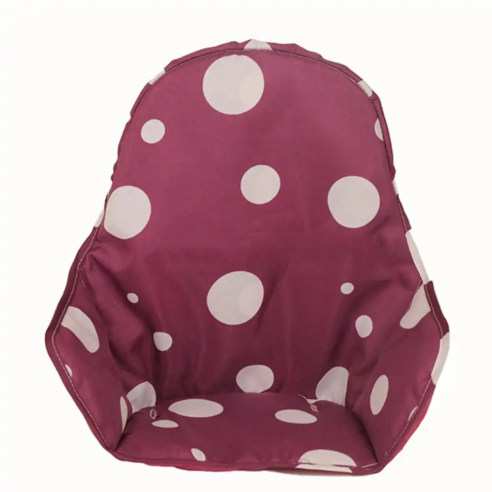 High Chair Cushion Booster Mats Waterproof Oxford Protector Kids Foldable Portable Polka Dot for Baby Seat Cover Feeding Outdoor Stroller Universal