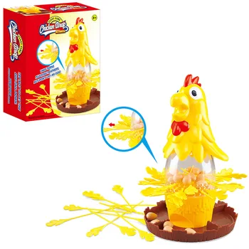 

[TOP] Chicken Drop Board Game take turns plucking feathers from the Chicken without Releasing the Eggs Family parent-child Toy