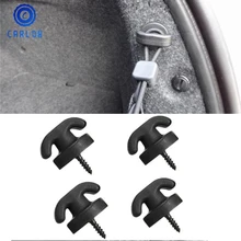 CARLOB 4 шт. Автомобильный Универсальный крепеж с кольцо для крючков кольцо лесная Подвеска Аксессуары багажник перчатки для хранения чистая папка