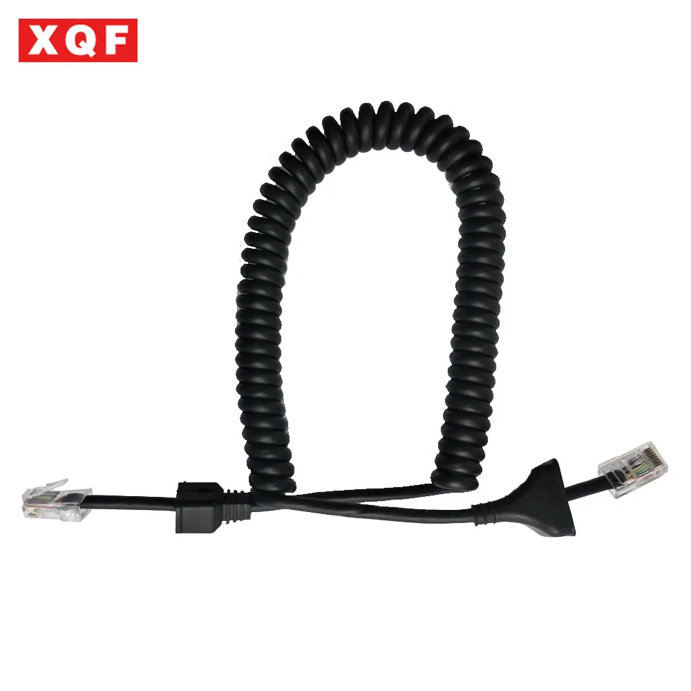 

XQF Cord Microphone Cable for Kenwood Radio TK-868G 885 TM-271 471