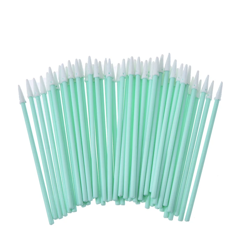 50Pcs/100pcs  Foam Sponge Sticks Swabs All Large Format Solvent Printer Printhead Cleaning Swaps Buds