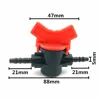 Fermer 4/7 Valve en plastique pour l'irrigation | Vanne de tuyau G1 / 4 