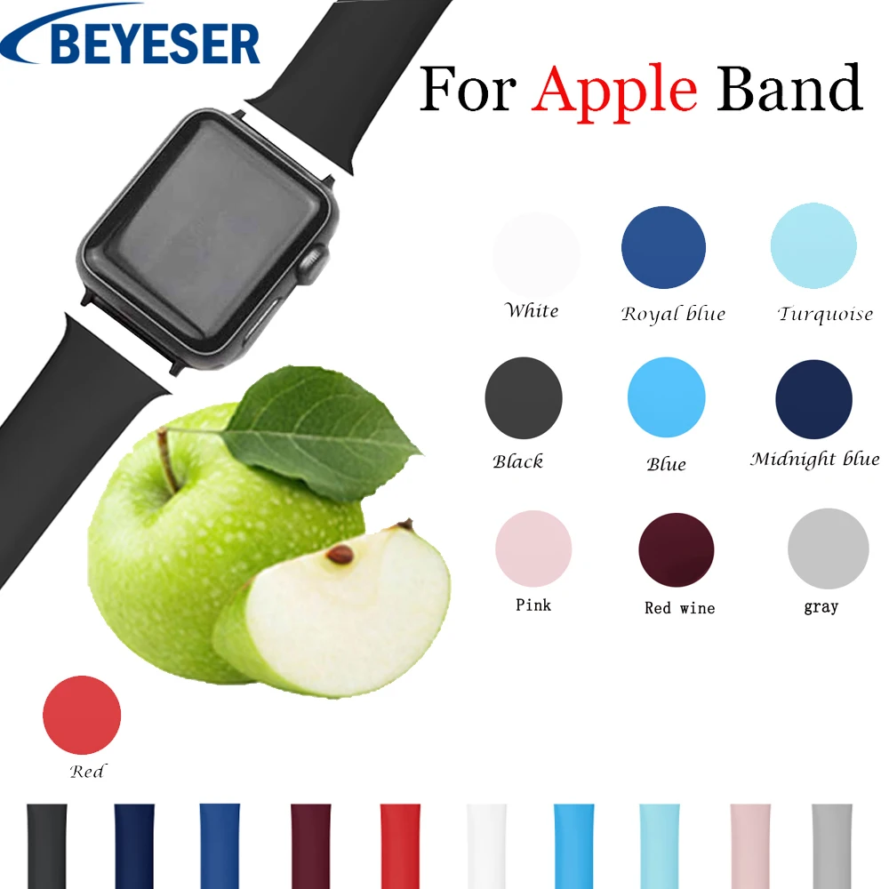 

Smart Watch Strap for Apple Watch Series 4 3 2 1 Band Replacement Wirst Strap for Watch Bands 42mm 38mm Straps