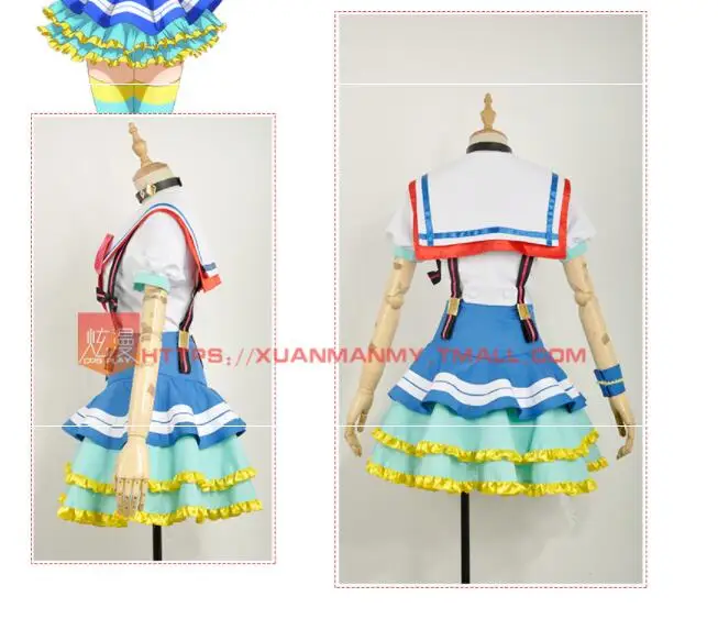 Горячая аниме Lovelive! солнце! Косплэй Aqours Куросава Руби Хэллоуин прыжки Сердце Косплэй костюм женский человек