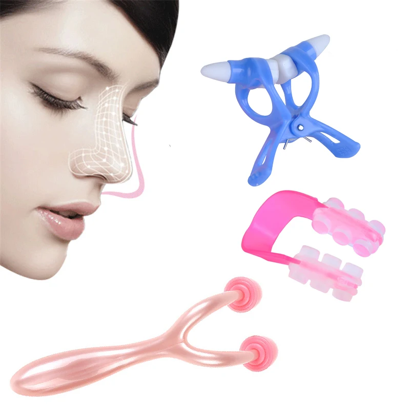 3Pcs/Lot Nose Up Shaper Lifting Clip Nose Bridge Straightening Beauty
