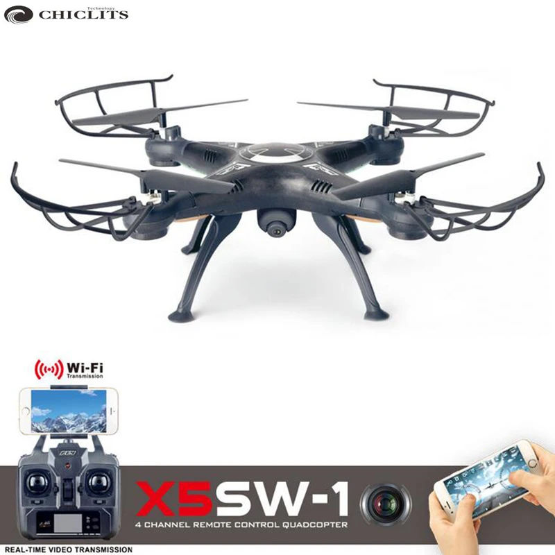 X5SW 1 Дрон камера Квадрокоптер дроны WIFI FPV Дроны с HD пластиковый пульт