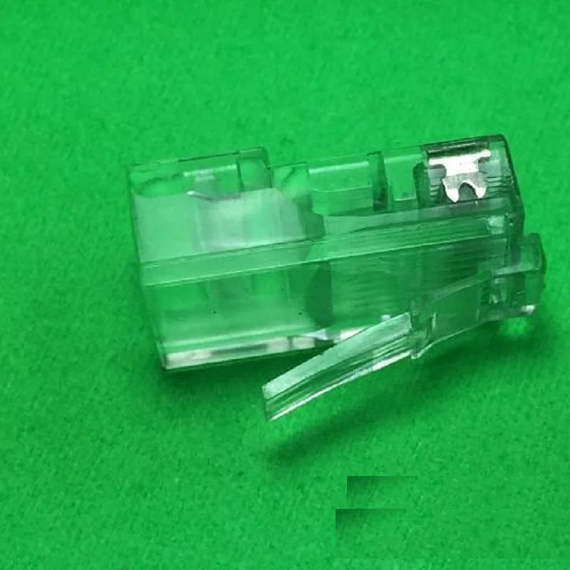 10 шт./лот Cat5 RJ45 разъем Cat5E 8P8C модульная Кабельная вилка Ethernet с позолоченным